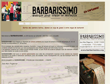 Tablet Screenshot of barbarissimo.org